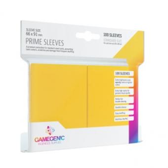 Gamegenic Prime Kartenhüllen - Standardgröße (100) - Gelb 