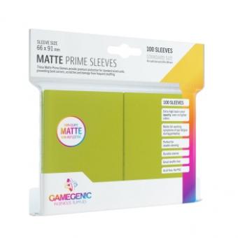 Gamegenic Matte Prime Kartenhüllen - Standardgröße (100) - Hellgrün 