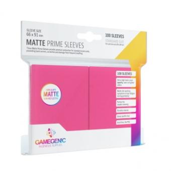 Gamegenic Matte Prime Kartenhüllen - Standardgröße (100) - Pink 