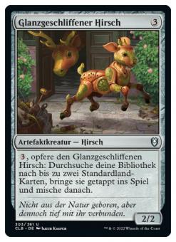 Glanzgeschliffener Hirsch 