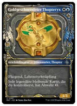 Goldgeschmiedeter Thopteryx (Showcase) 