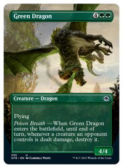 Green Dragon (Alternate Art Borderless) 