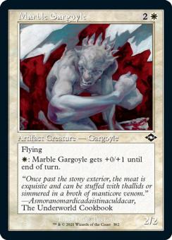 Marble Gargoyle (Retro Frame) 