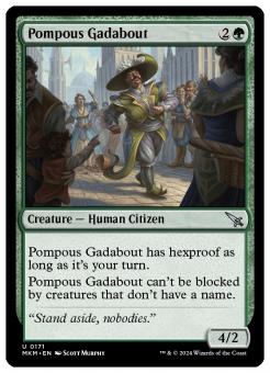 Pompous Gadabout 