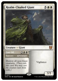Realm-Cloaked Giant // Cast Off 