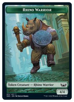 Token - Rhino Warrior (4/4) 
