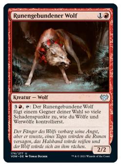 Runengebundener Wolf 