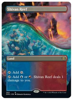 Shivan Reef (Alternate Art Borderless) 