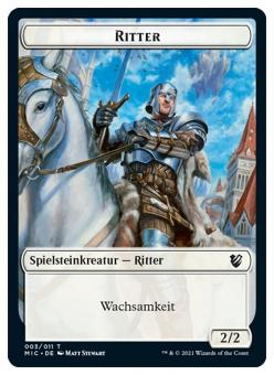 Spielstein - Ritter (Wachsamkeit 2/2) 