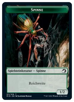 Spielstein - Spinne (Reichweite 1/2) 