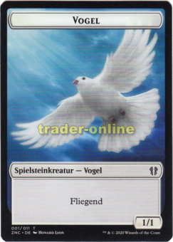 Spielstein - Vogel (Fliegend, 1/1) 