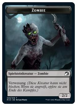 Spielstein - Zombie (Verwesung 2/2) 