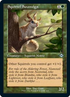 Squirrel Sovereign (Retro Frame) 