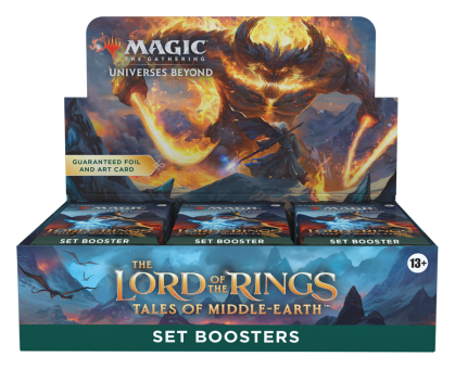 The Lord of the Rings: Tales of Middle-Earth - Set-Booster-Display (30 Set-Booster & 1 Foil-Box-Topper) - englisch 