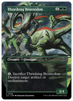 Thrashing Brontodon (Borderless) 