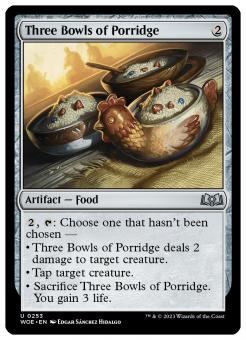 Three Bowls of Porridge 