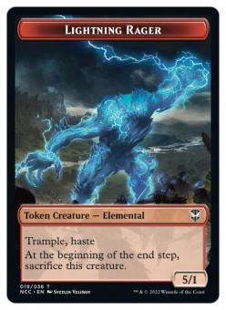 Token - Lightning Rage (5/1) 