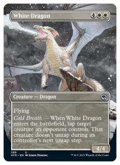White Dragon (Alternate Art Borderless) 