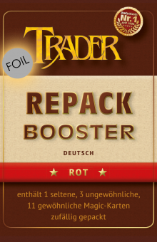Foil Repack-Booster - Red - German 