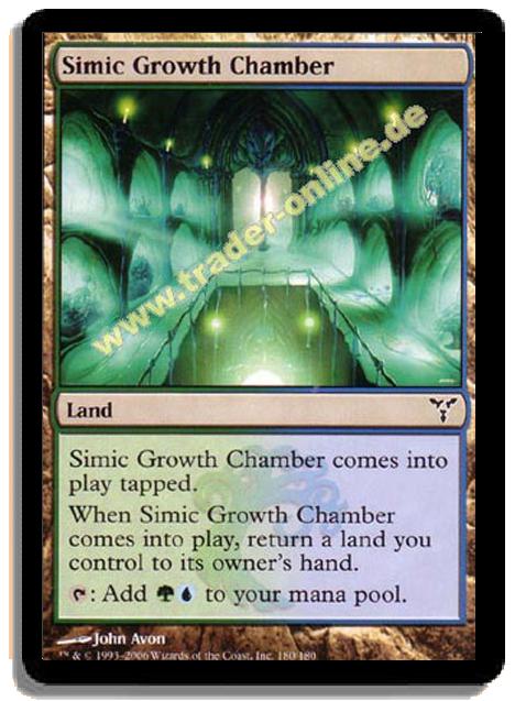 Simic Growth Chamber Magic the Gathering Dissension