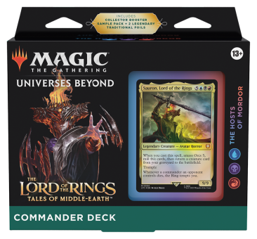 Magic: The Gathering - The Lord of the Rings - Tales of Middle-Earth -  Commander Deck (Set of 4) - Game Nerdz