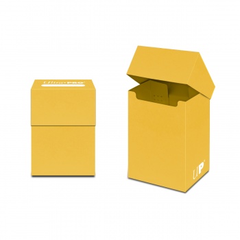 Ultra Pro Deck Box Gelb w/Bag Sammelkartenzubehör