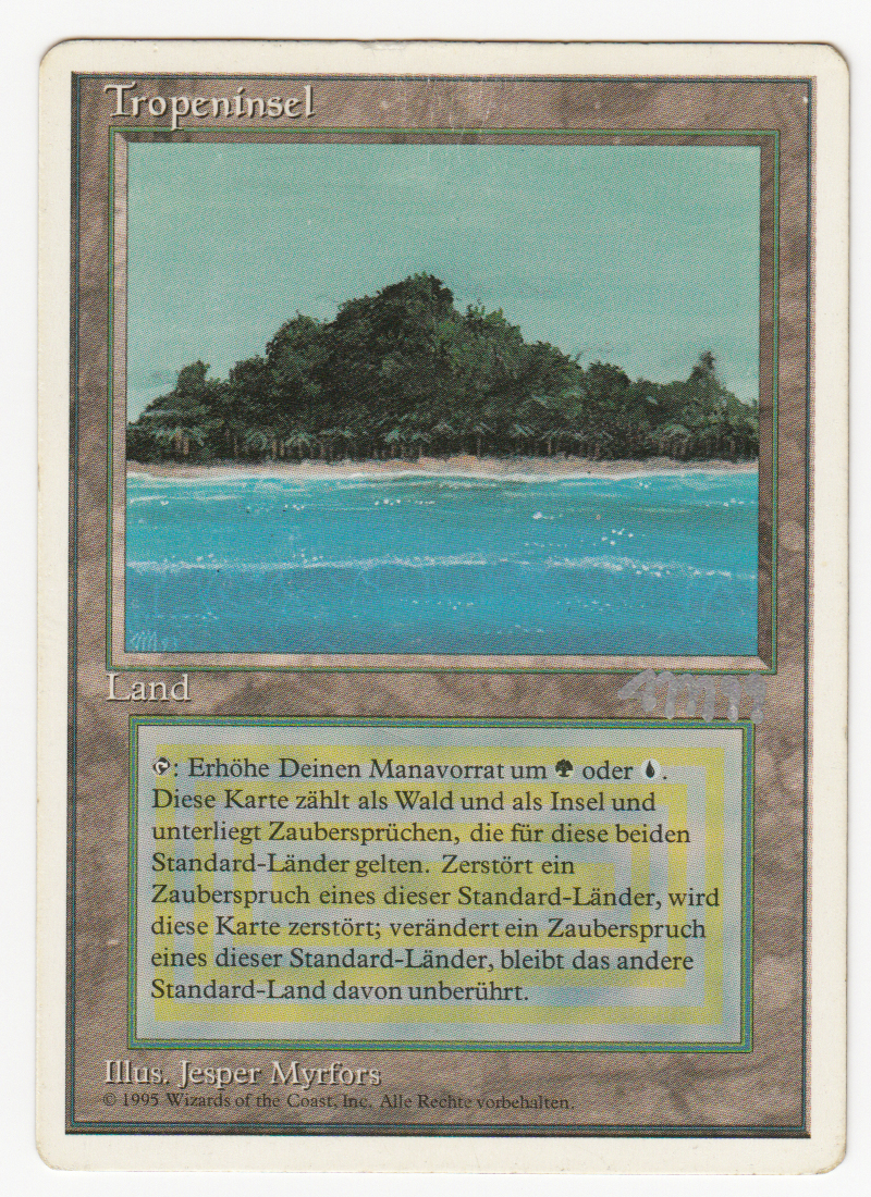 Tropeninsel Tropical Island Magic german Revised Dual Land Scan 16L104 - Photo 1/1