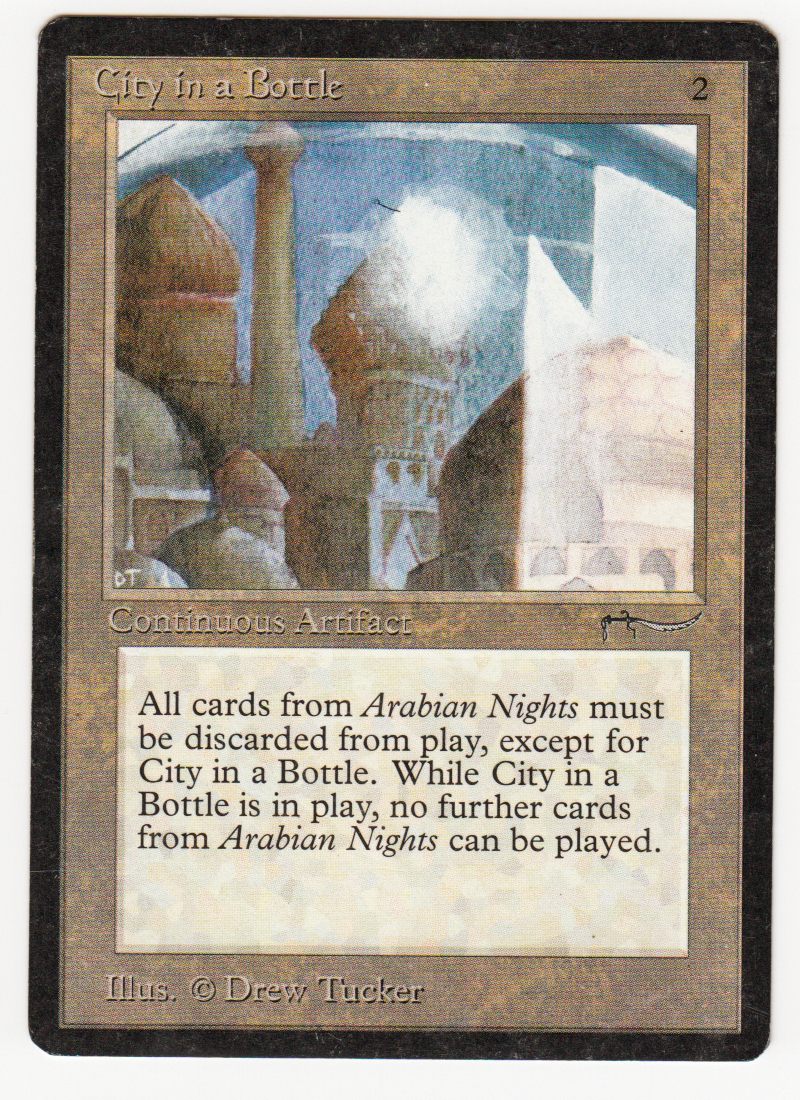 City in a Bottle Magic Arabian Nights original Scan 16L293 - Picture 1 of 1