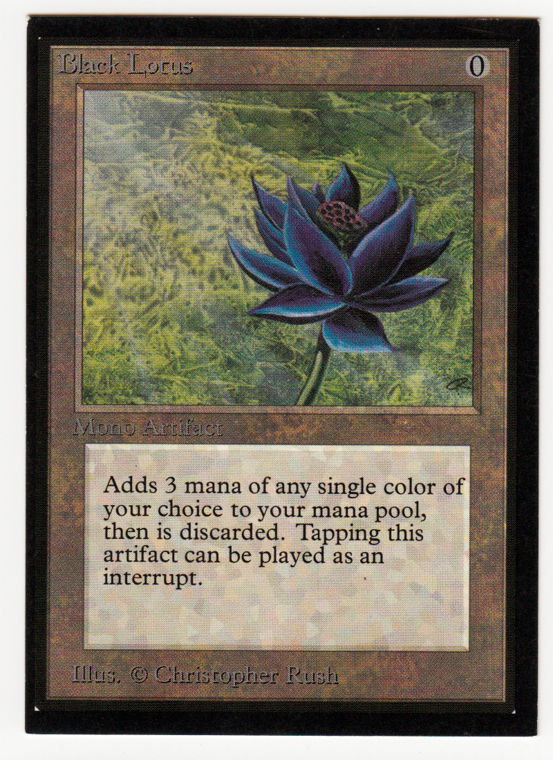 Black Lotus Magic International Edition IE original Scan 16L516 - Zdjęcie 1 z 1