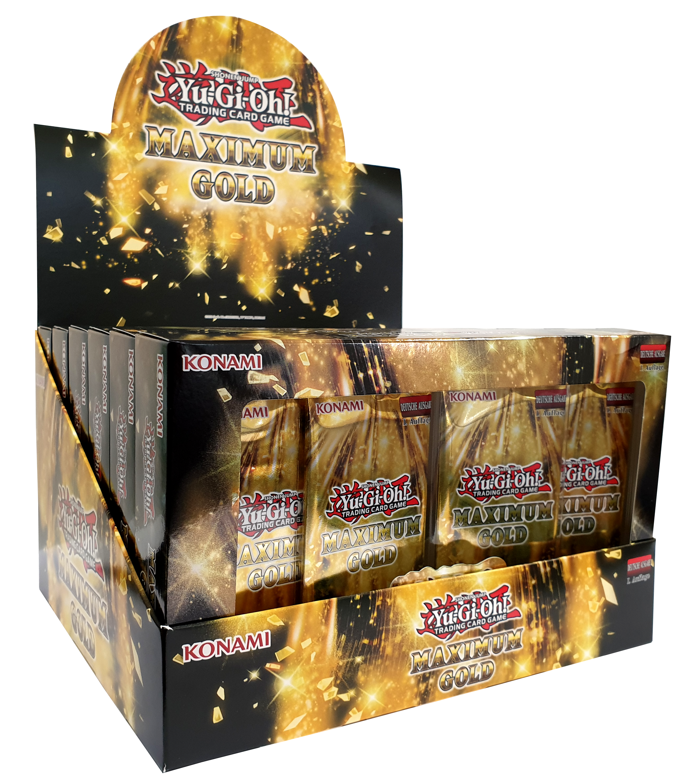 Yugioh Maximum Gold Factory Sealed Display Box 5 Mini Boxes IN HAND Ships TODAY! 