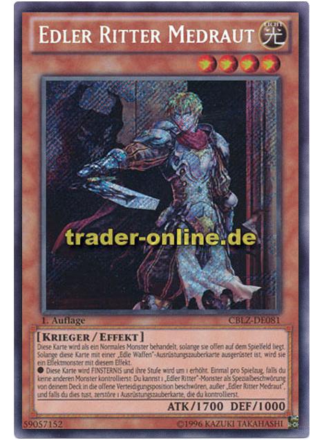 YU-GI-OH Edler Ritter Medraut Platinum Rare NKRT-DE006