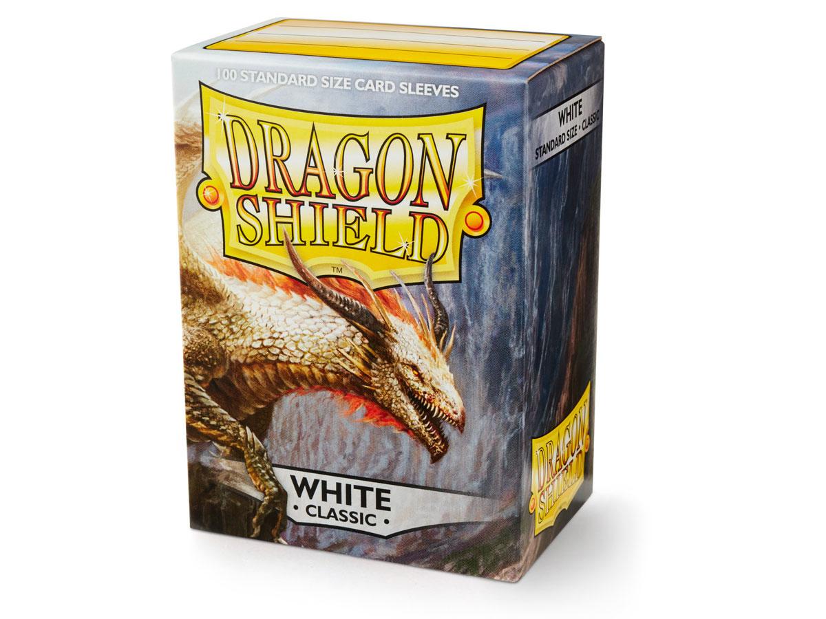100 Dragon Shield Card Sleeves Karten Hüllen Standard Size Matte White Weiß