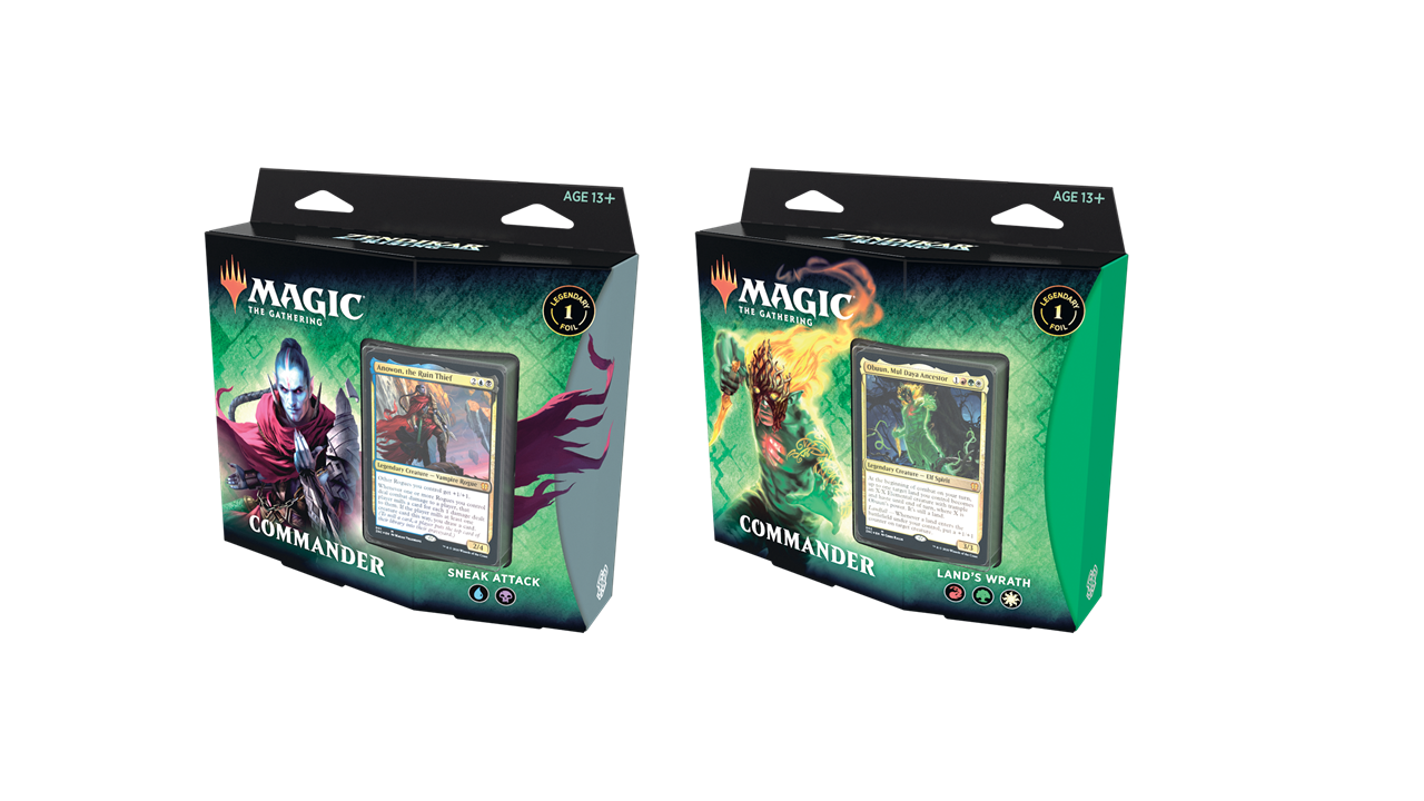 Wizards of the Coast MTG Zendikar Rising Commander Deck Card Set for sale online 